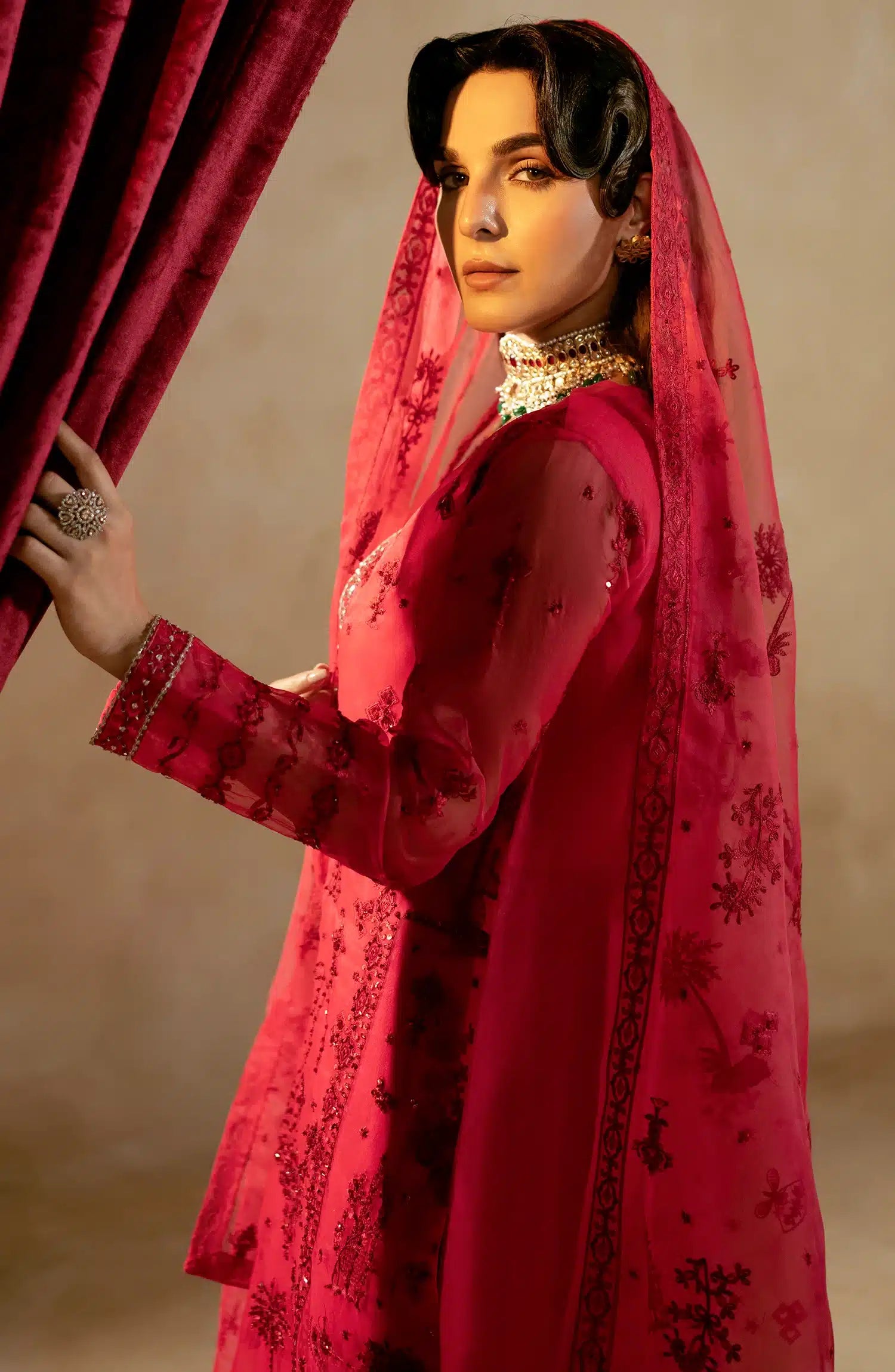 Maryum N Maria | Zamani Beghum Formals 23 | Tourmaline-(MW23-513) - by - Libasekhas UK - Registered Vendor of : Maryum N Maria - 100% Original Designer Dresss