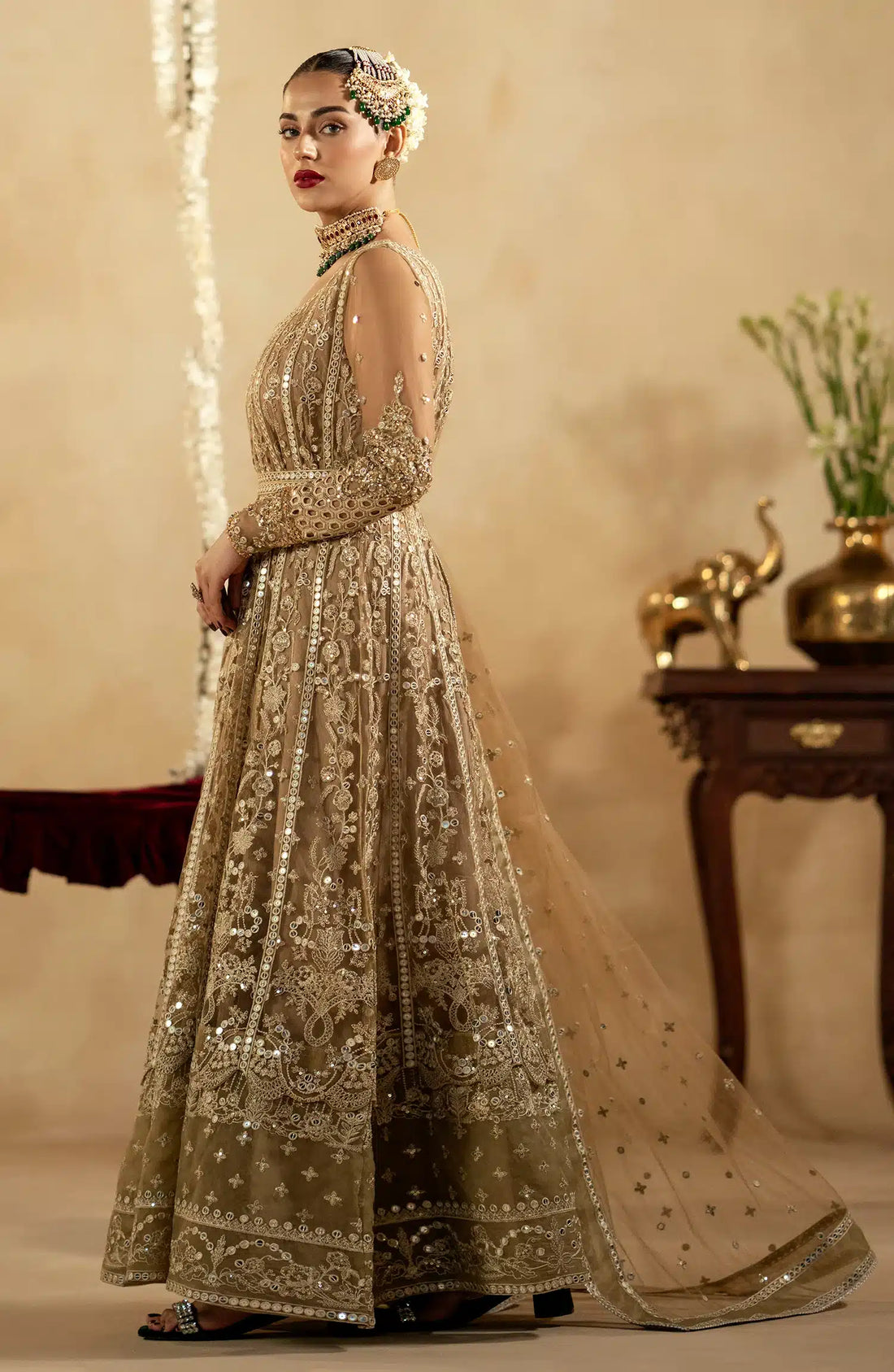 Maryum N Maria | Zamani Beghum Formals 23 | Crystal Quartz-(MW23-520) - by - Libasekhas UK - Registered Vendor of : Maryum N Maria - 100% Original Designer Dresss