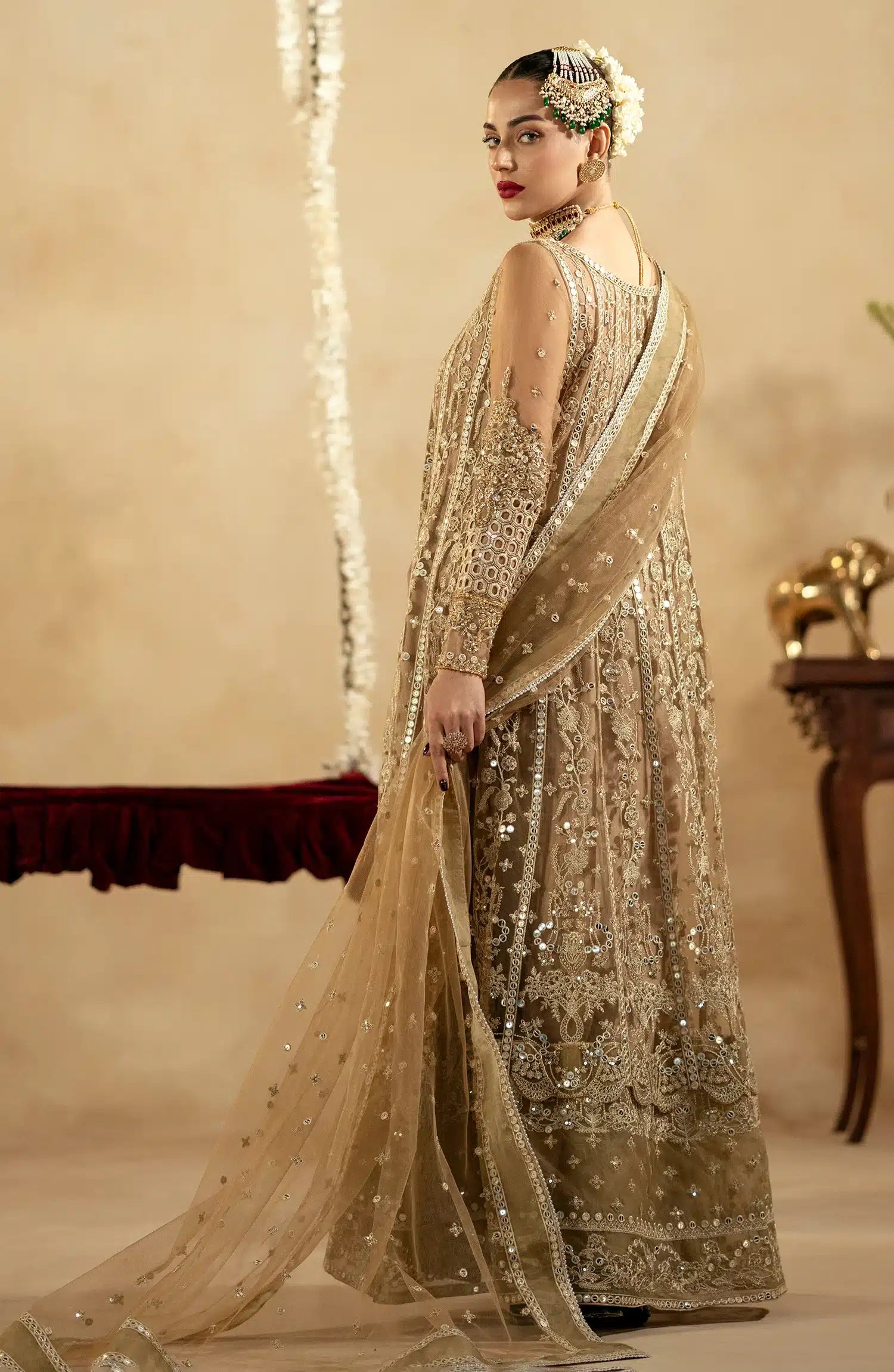 Maryum N Maria | Zamani Beghum Formals 23 | Crystal Quartz-(MW23-520) - by - Libasekhas UK - Registered Vendor of : Maryum N Maria - 100% Original Designer Dresss