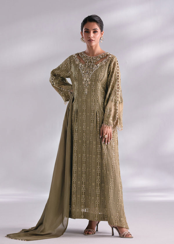 Mehak Yaqoob | Enchante The Luxe Edit | Peridot - by - Libasekhas UK - Registered Vendor of : Mehak Yaqoob - 100% Original Designer Dresss