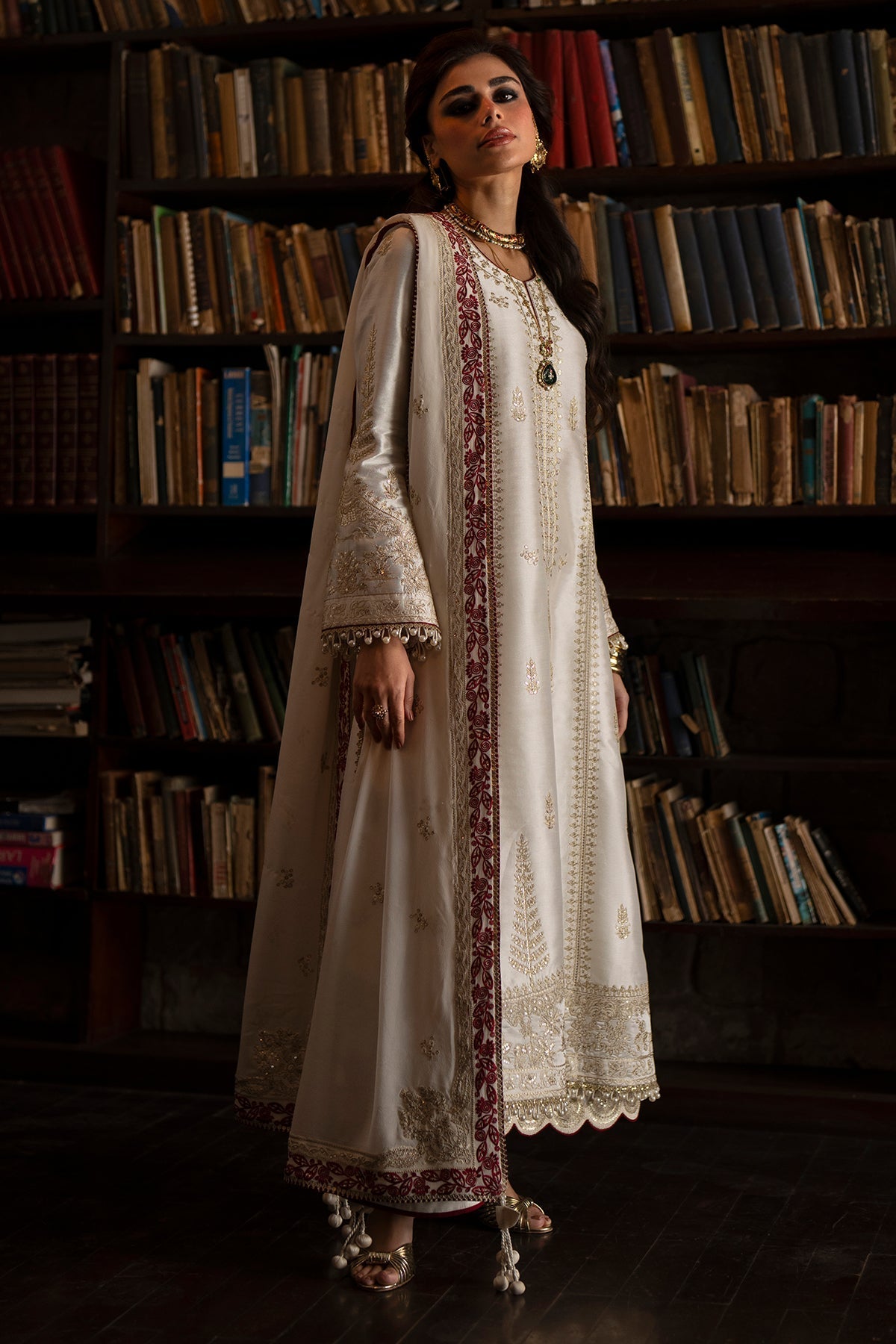 Saad Bin Shahzad | Silk'25 | ZYRA - by Libasekhas UK - Registered Vendor of : Saad Bin Shahzad - 100% Original Designer Dress