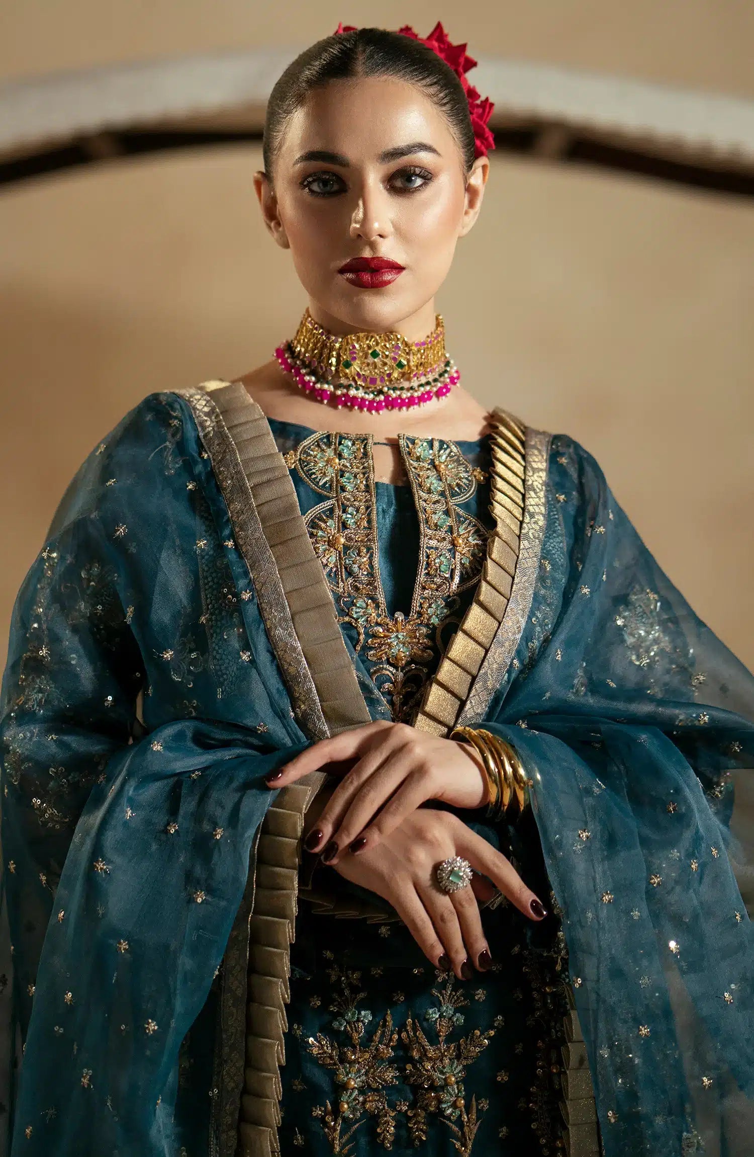 Maryum N Maria | Zamani Beghum Formals 23 | Zircon-(MW23-514) - by - Libasekhas UK - Registered Vendor of : Maryum N Maria - 100% Original Designer Dresss