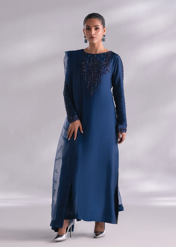 Mehak Yaqoob | Enchante The Luxe Edit | Sapphire - by - Libasekhas UK - Registered Vendor of : Mehak Yaqoob - 100% Original Designer Dresss