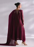 Mehak Yaqoob | Enchante The Luxe Edit | Garnet - by - Libasekhas UK - Registered Vendor of : Mehak Yaqoob - 100% Original Designer Dresss