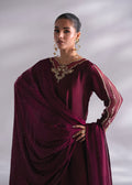 Mehak Yaqoob | Enchante The Luxe Edit | Garnet - by - Libasekhas UK - Registered Vendor of : Mehak Yaqoob - 100% Original Designer Dresss