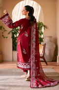 Emaan Adeel | Navaeh Luxury Pret | CERISE - by - Libasekhas UK - Registered Vendor of : Emaan Adeel - 100% Original Designer Dresss
