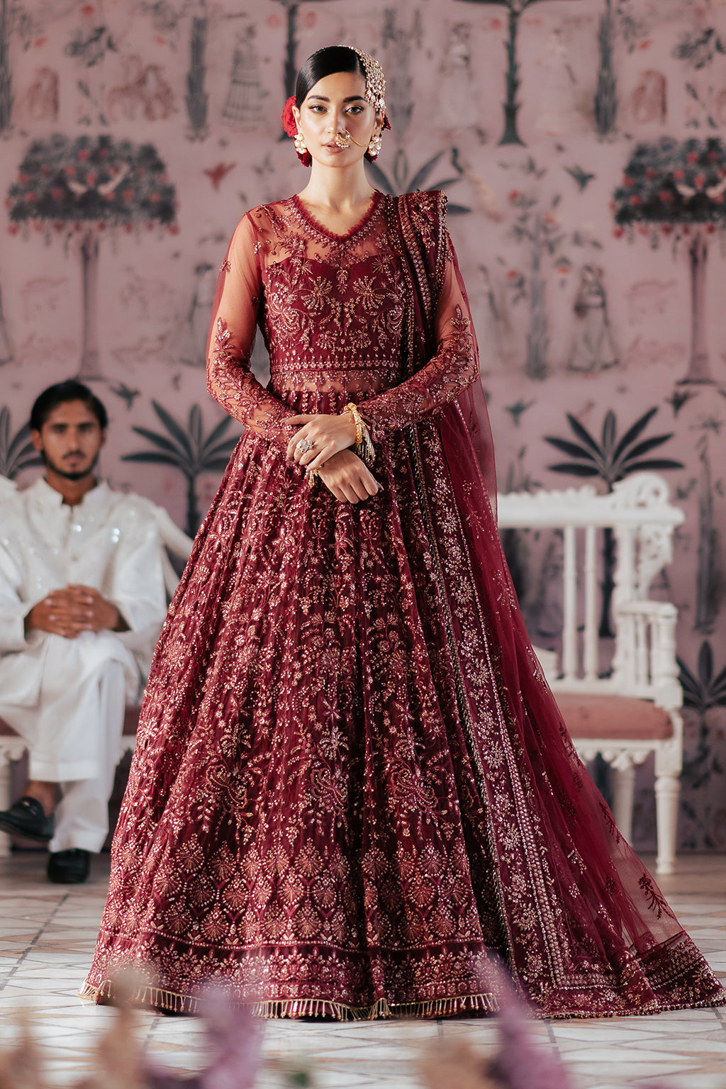 Saad Shaikh | Silsila Festive Collection | Elaila - by - Libasekhas UK - Registered Vendor of : Saad Shaikh - 100% Original Designer Dresss