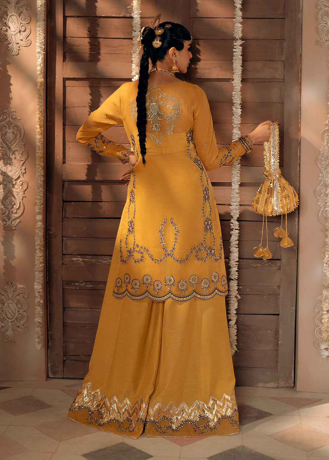 Fozia Khalid | Chamakh Dhamakh Wedding Festivity | Mayun - by - Libasekhas UK - Registered Vendor of : Fozia Khalid - 100% Original Designer Dresss