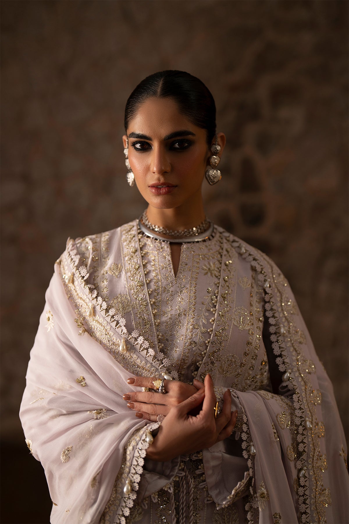 Saad Bin Shahzad | Silk'25 | ADEEN - by Libasekhas UK - Registered Vendor of : Saad Bin Shahzad - 100% Original Designer Dress