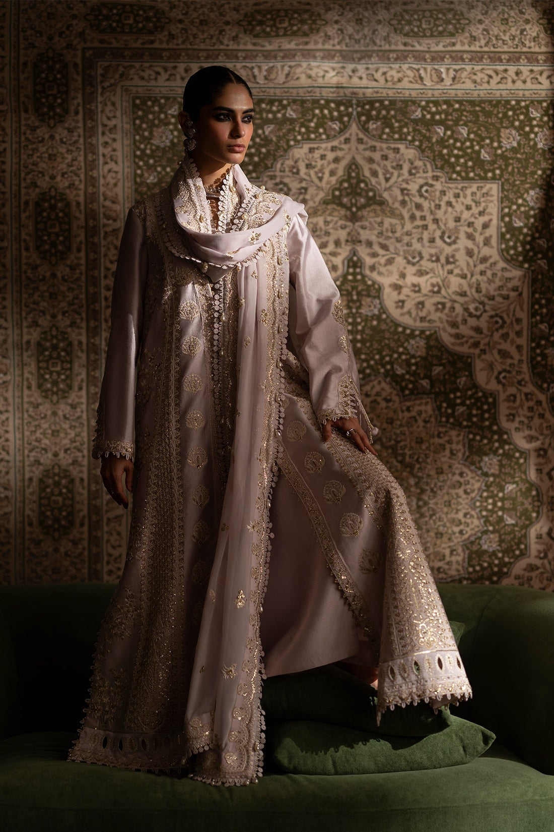 Saad Bin Shahzad | Silk'25 | ADEEN - by Libasekhas UK - Registered Vendor of : Saad Bin Shahzad - 100% Original Designer Dress