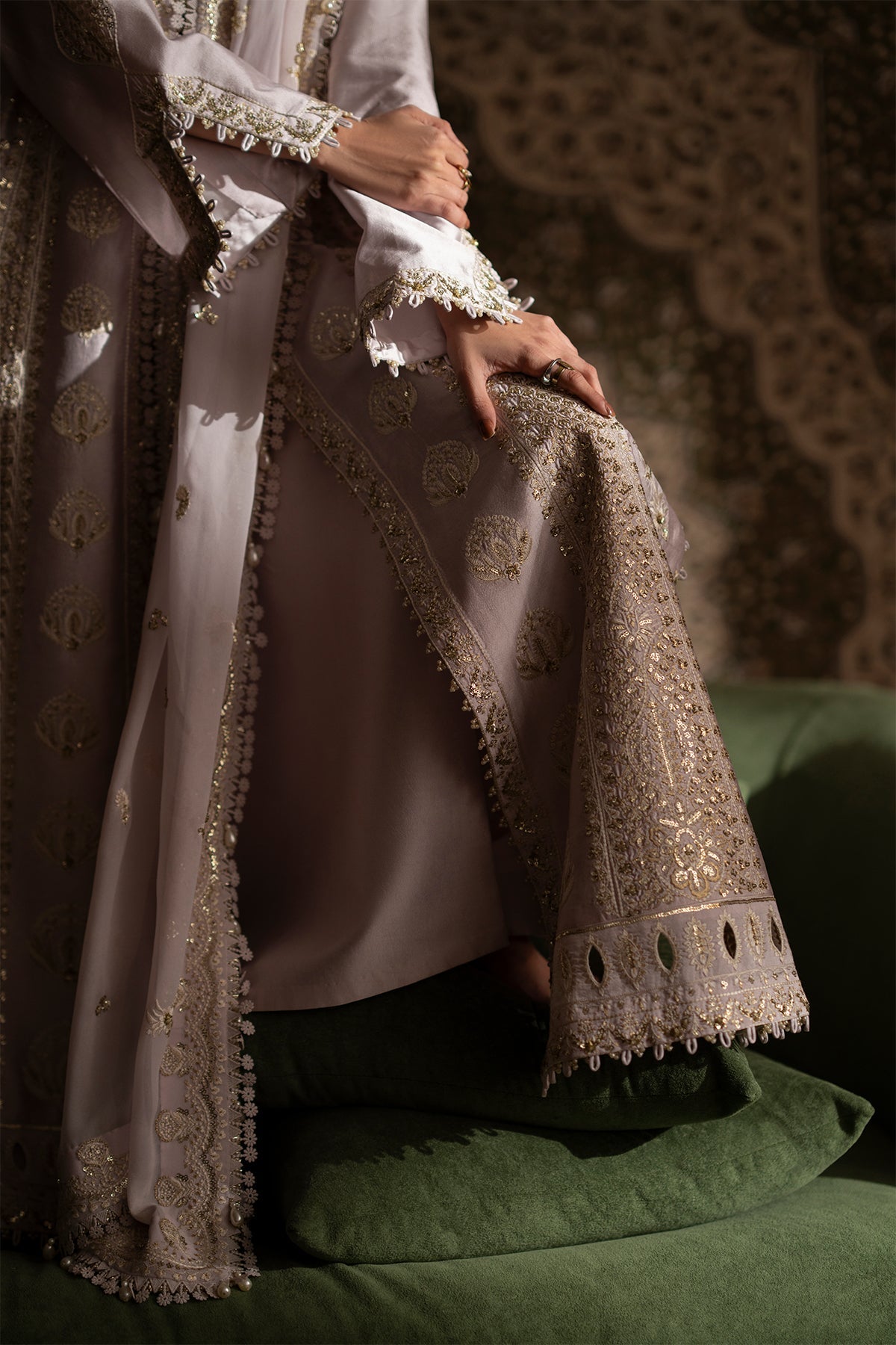 Saad Bin Shahzad | Silk'25 | ADEEN - by Libasekhas UK - Registered Vendor of : Saad Bin Shahzad - 100% Original Designer Dress