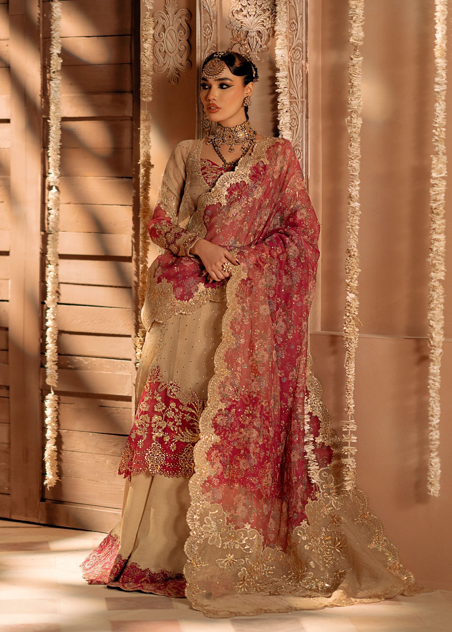 Fozia Khalid | Chamakh Dhamakh Wedding Festivity | Roka - by - Libasekhas UK - Registered Vendor of : Fozia Khalid - 100% Original Designer Dresss
