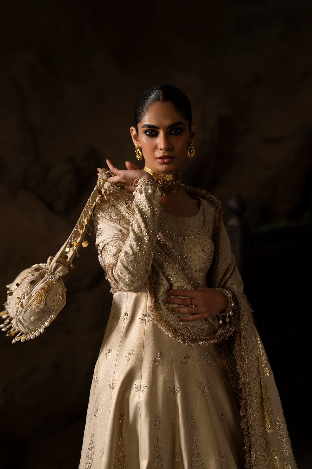 Saad Bin Shahzad | Silk'25 | ZIMAL - by Libasekhas UK - Registered Vendor of : Saad Bin Shahzad - 100% Original Designer Dress