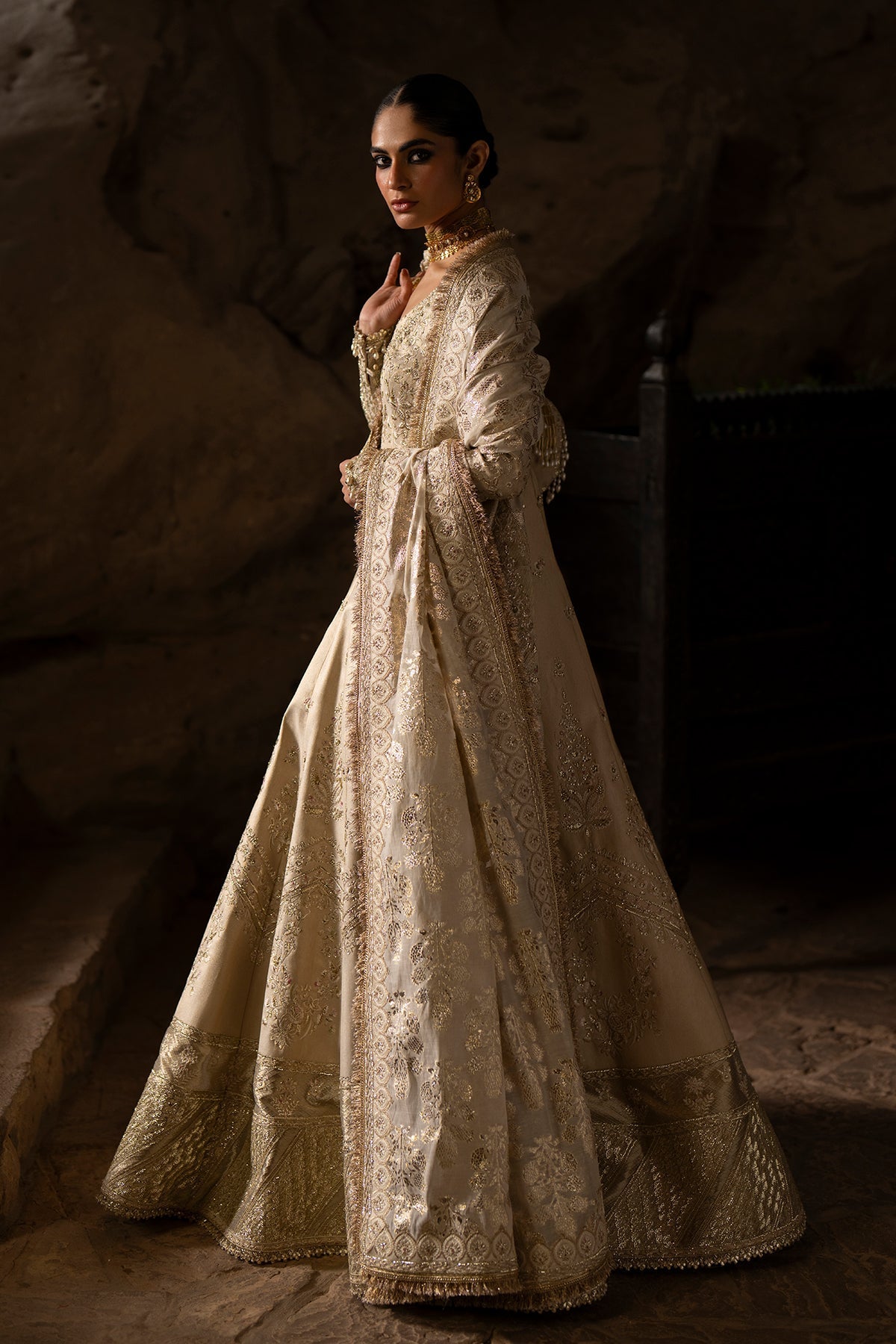 Saad Bin Shahzad | Silk'25 | ZIMAL - by Libasekhas UK - Registered Vendor of : Saad Bin Shahzad - 100% Original Designer Dress