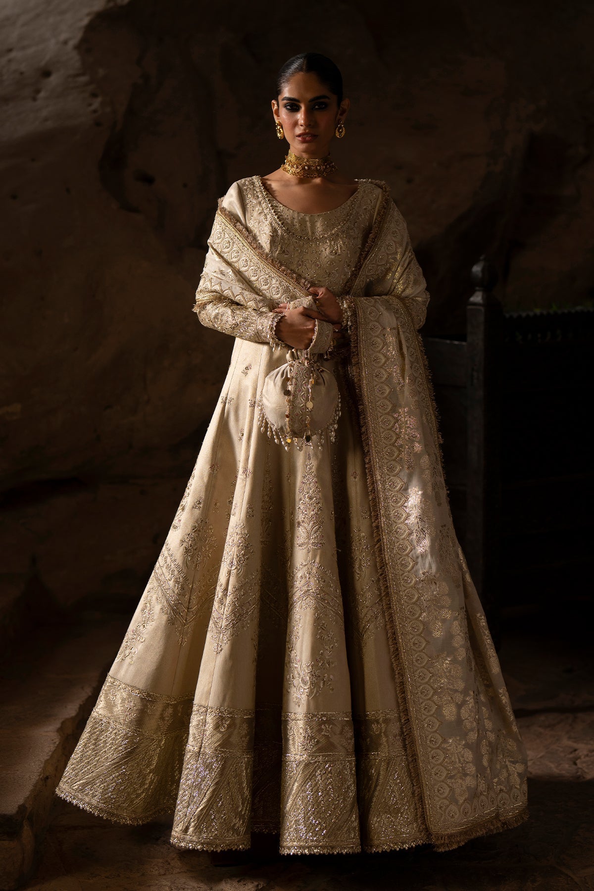Saad Bin Shahzad | Silk'25 | ZIMAL - by Libasekhas UK - Registered Vendor of : Saad Bin Shahzad - 100% Original Designer Dress