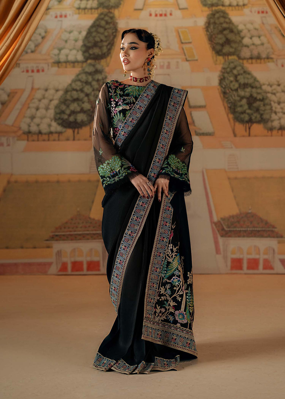 Fozia Khalid | Chamakh Dhamakh Wedding Festivity | Sangeet - by - Libasekhas UK - Registered Vendor of : Fozia Khalid - 100% Original Designer Dresss