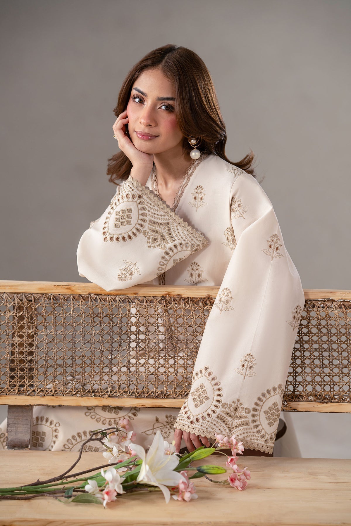 Akbar Aslam | Pret Lawn | Lunel - by - Libasekhas UK - Registered Vendor of : Akbar Aslam - 100% Original Designer Dresss