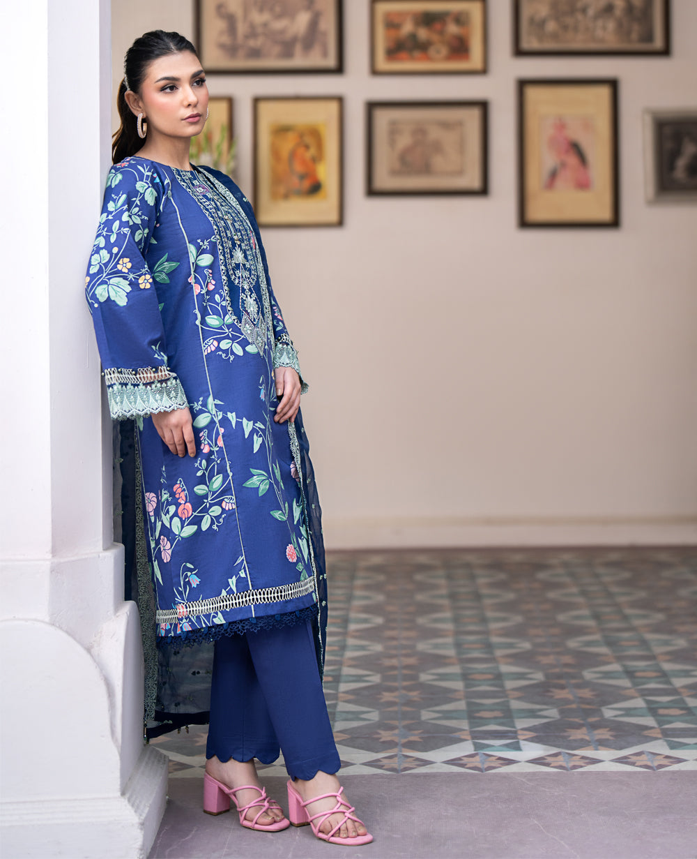 Xenia Formals | Summer Soiree Lawn | MONTAUK - by - Libasekhas UK - Registered Vendor of : Xenia Formals - 100% Original Designer Dresss