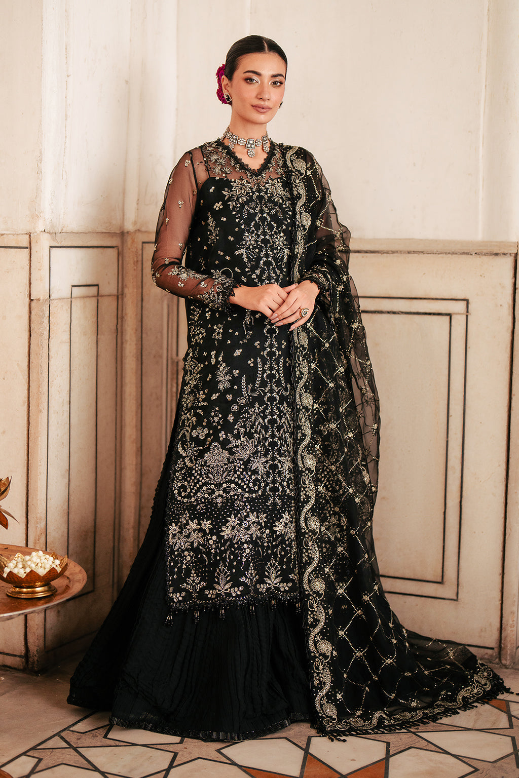 Saad Shaikh | Silsila Festive Collection | Amaya - by - Libasekhas UK - Registered Vendor of : Saad Shaikh - 100% Original Designer Dresss