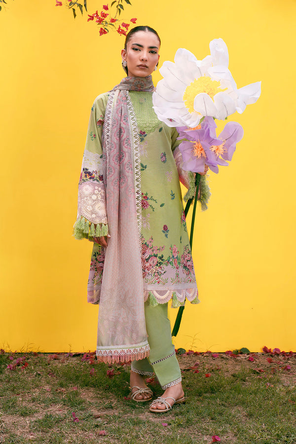Sardinia | Cocktail Luxury Lawn | BASIL - by - Libasekhas UK - Registered Vendor of : Sardinia - 100% Original Designer Dresss