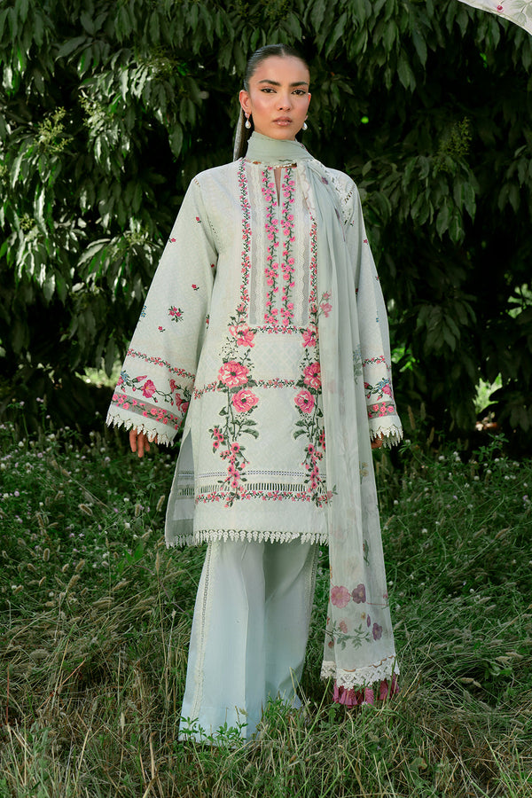 Sardinia | Cocktail Luxury Lawn | ROSA - by - Libasekhas UK - Registered Vendor of : Sardinia - 100% Original Designer Dresss