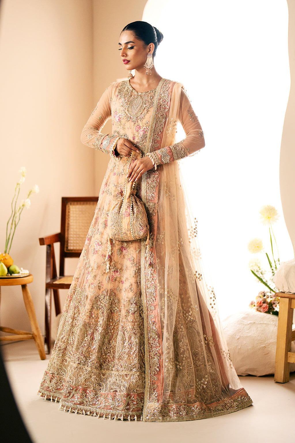 AJR Couture | Festive Formals 24 | Daffodil - by - Libasekhas UK - Registered Vendor of : AJR Couture - 100% Original Designer Dresss