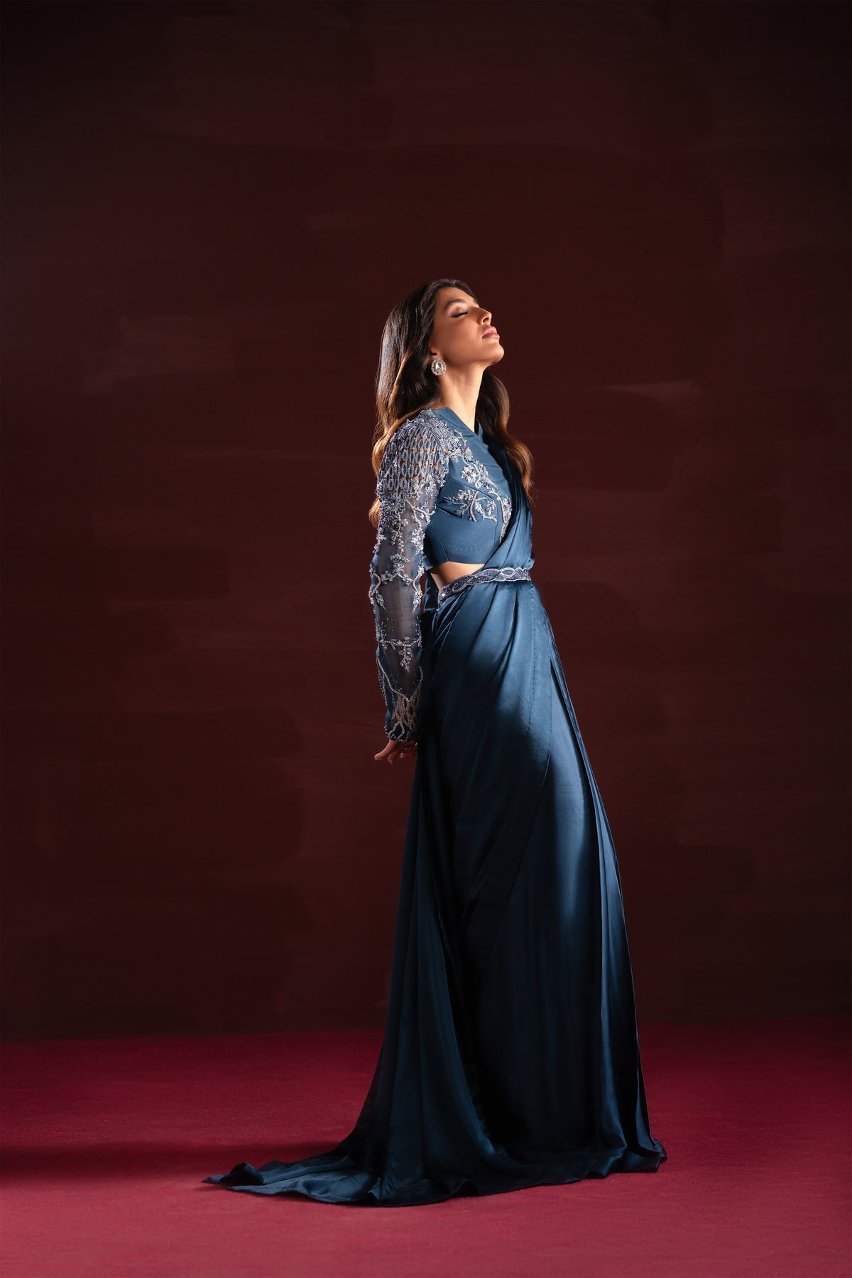 Ayesha and Usman | Celestial Night | Aria - by - Libasekhas UK - Registered Vendor of : Ayesha and Usman - 100% Original Designer Dresss