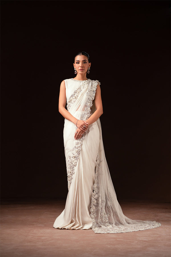 Ayesha and Usman | Celestial Night | Ivory - by - Libasekhas UK - Registered Vendor of : Ayesha and Usman - 100% Original Designer Dresss