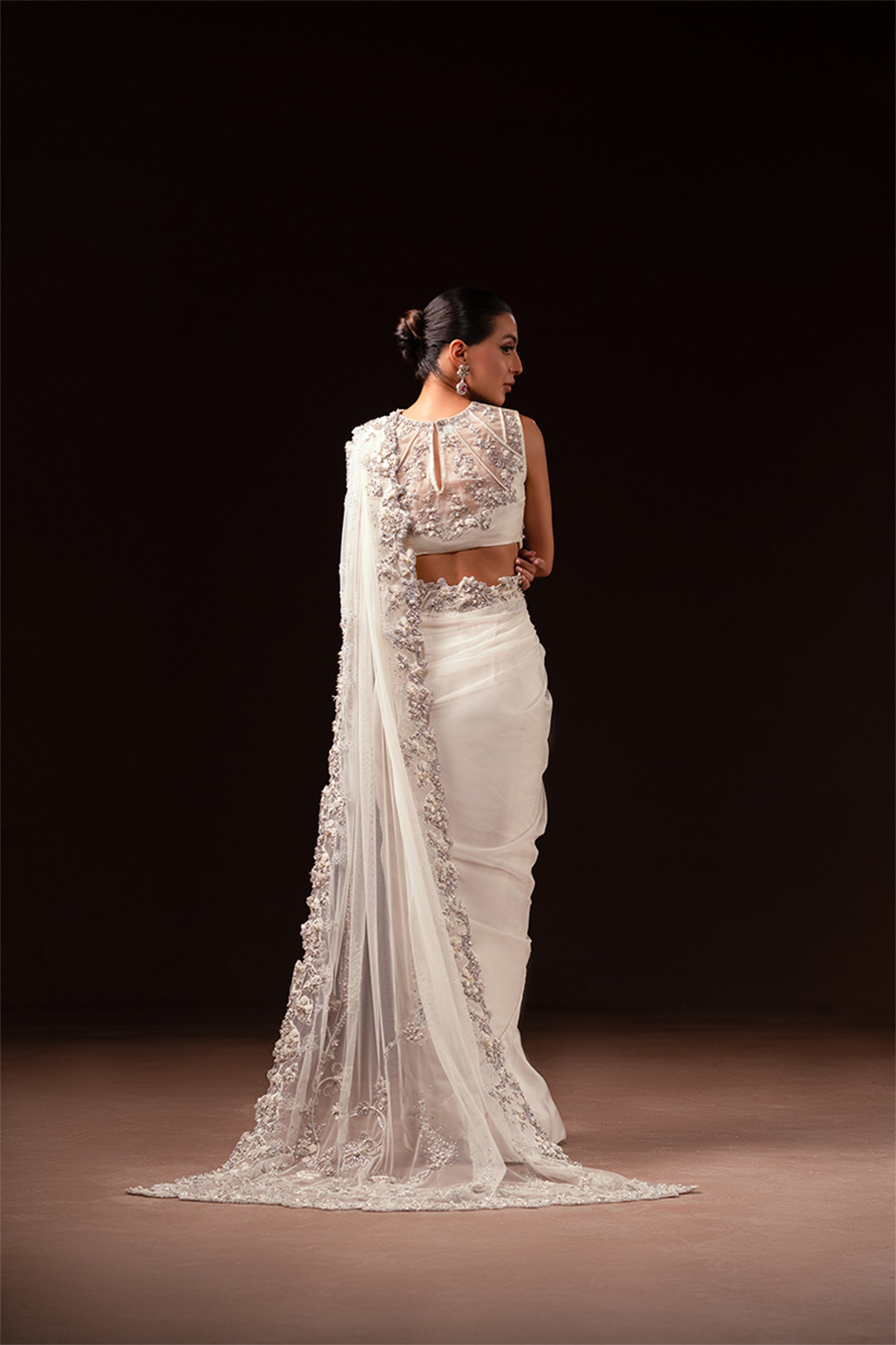 Ayesha and Usman | Celestial Night | Ivory - by - Libasekhas UK - Registered Vendor of : Ayesha and Usman - 100% Original Designer Dresss