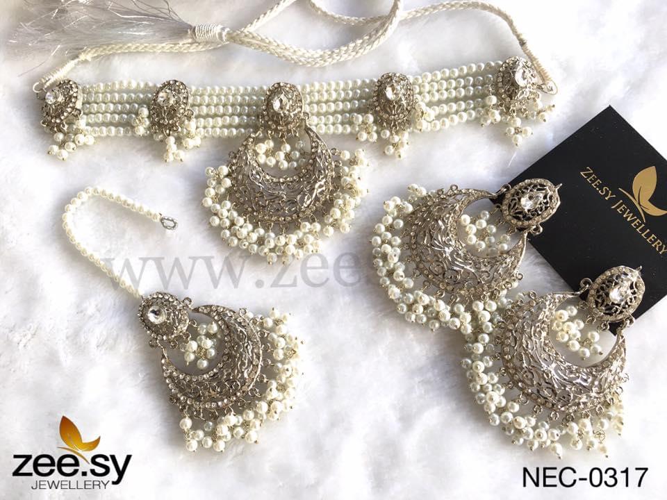 Baali Necklace-0317 - by - Libasekhas UK - Registered Vendor of : Zeesy - 100% Original Designer Dresss