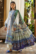 Mushq | Nirvana Silk Edit |  Azure - by - Libasekhas UK - Registered Vendor of : Mushq - 100% Original Designer Dresss