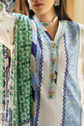 Mushq | Nirvana Silk Edit |  Azure - by - Libasekhas UK - Registered Vendor of : Mushq - 100% Original Designer Dresss