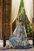 Mushq | Nirvana Silk Edit |  Azure - by - Libasekhas UK - Registered Vendor of : Mushq - 100% Original Designer Dresss