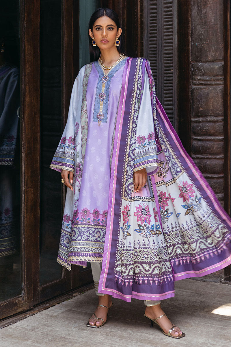 Mushq | Nirvana Silk Edit |  Viola - by - Libasekhas UK - Registered Vendor of : Mushq - 100% Original Designer Dresss