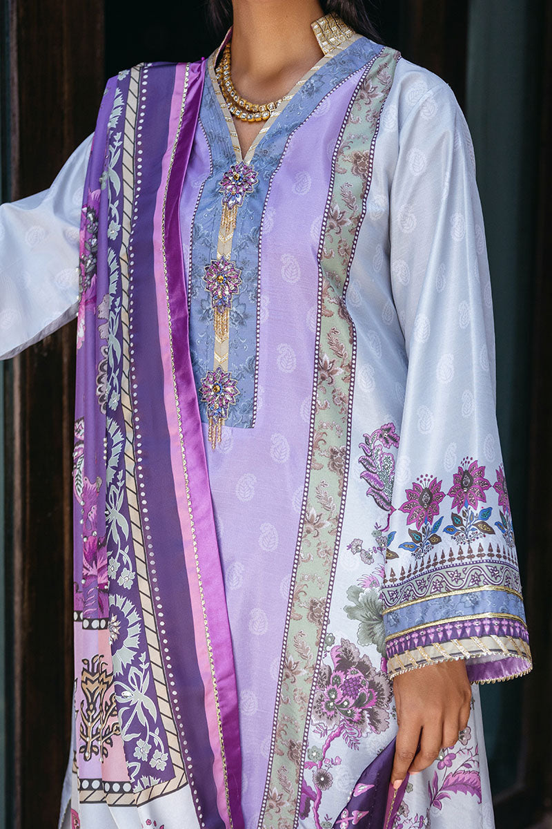 Mushq | Nirvana Silk Edit |  Viola - by - Libasekhas UK - Registered Vendor of : Mushq - 100% Original Designer Dresss