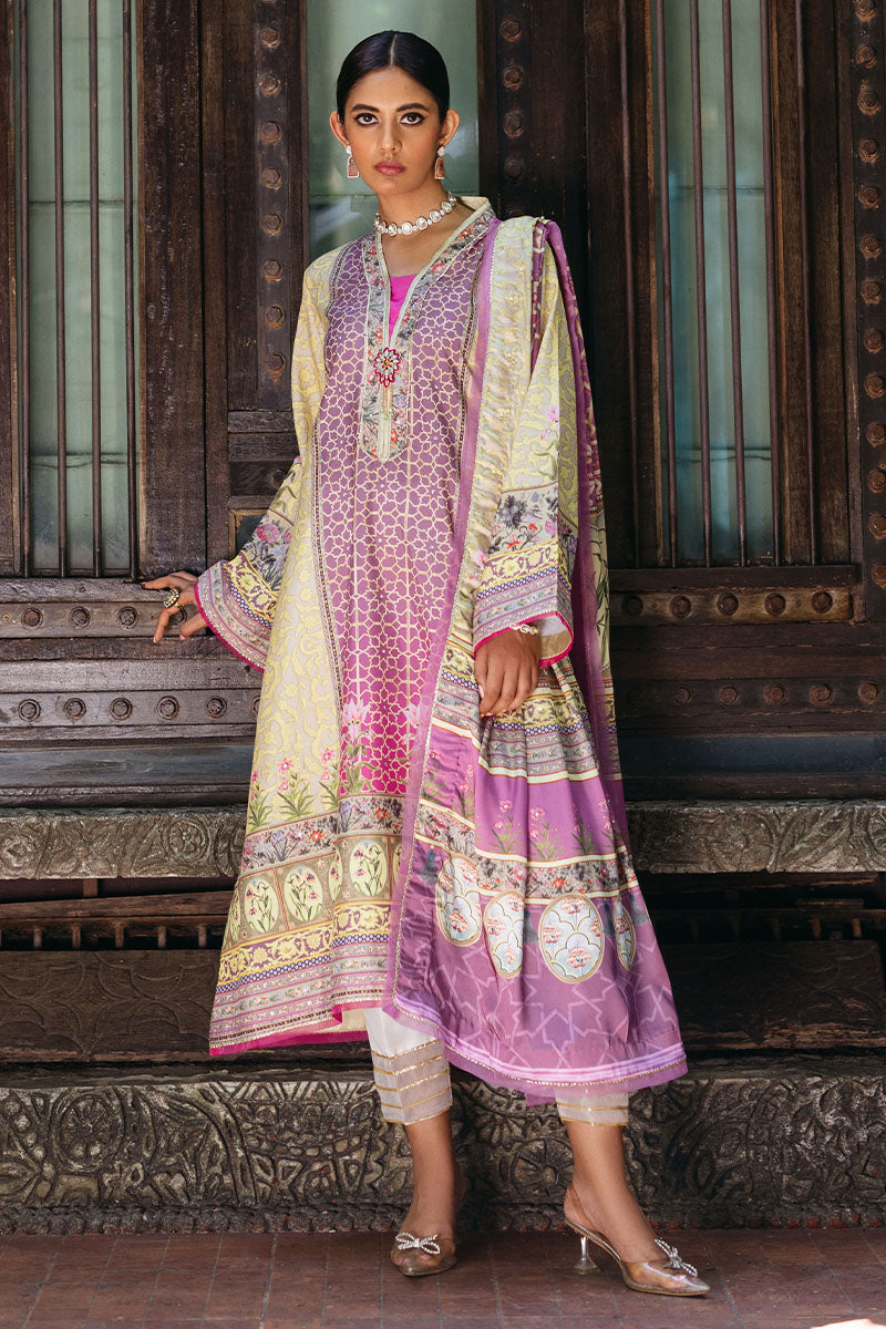 Mushq | Nirvana Silk Edit |  Mauveine - by - Libasekhas UK - Registered Vendor of : Mushq - 100% Original Designer Dresss