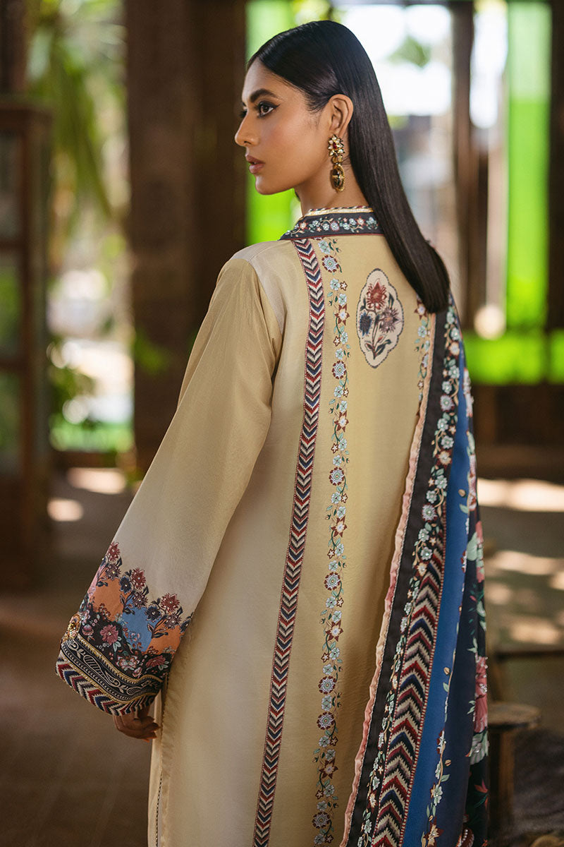 Mushq | Nirvana Silk Edit |  Taupe - by - Libasekhas UK - Registered Vendor of : Mushq - 100% Original Designer Dresss