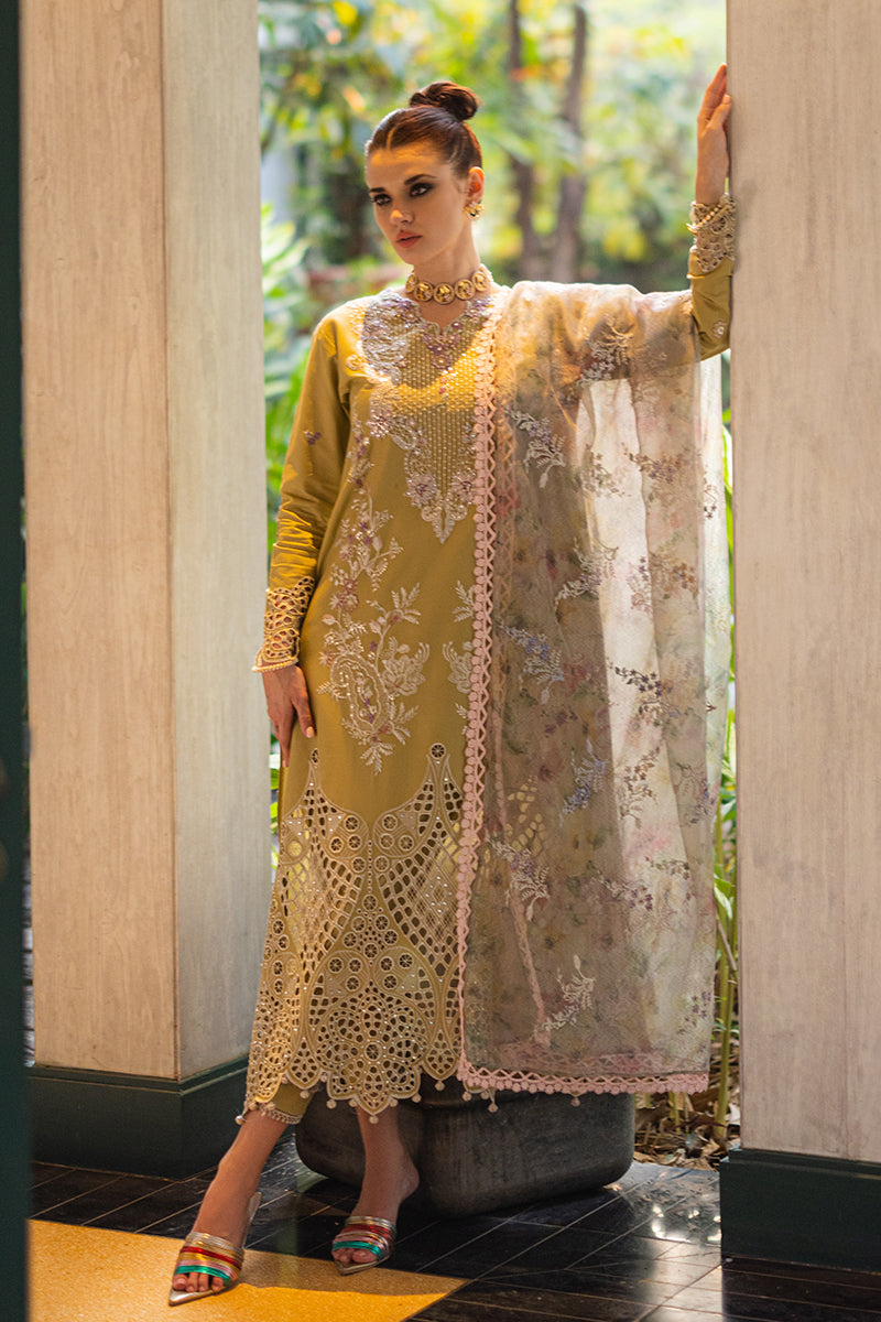 Mushq | Orient Express Luxury Lawn | DELICE - by - Libasekhas UK - Registered Vendor of : Mushq - 100% Original Designer Dresss