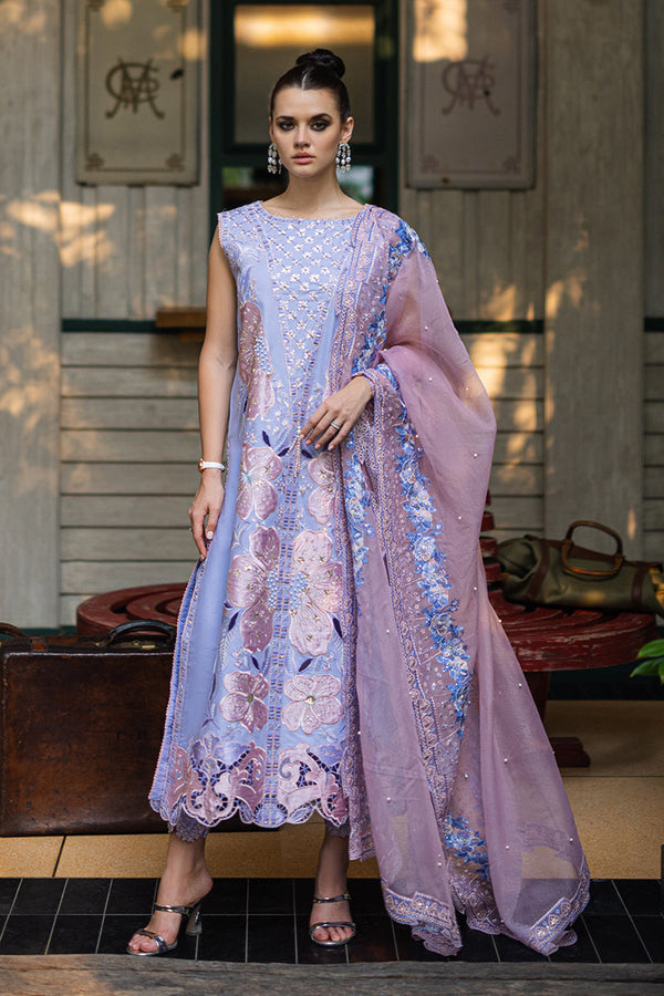 Mushq | Orient Express Luxury Lawn | SOLEIL - by - Libasekhas UK - Registered Vendor of : Mushq - 100% Original Designer Dresss