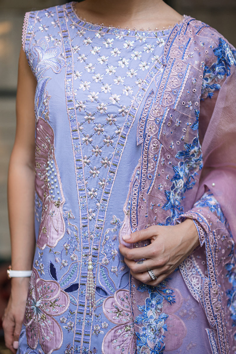 Mushq | Orient Express Luxury Lawn | SOLEIL - by - Libasekhas UK - Registered Vendor of : Mushq - 100% Original Designer Dresss