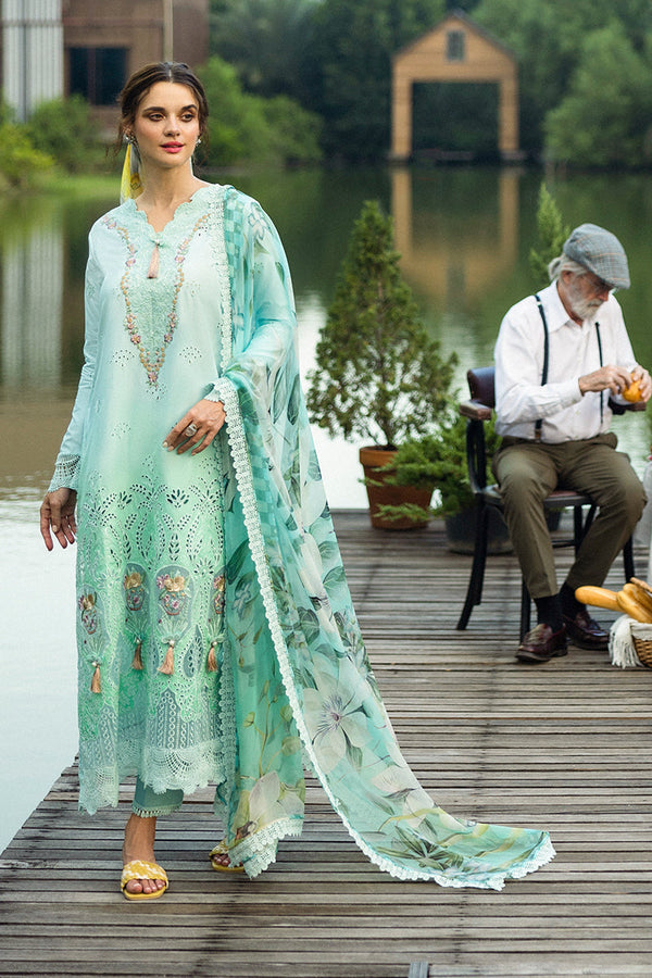 Mushq | Solace Ombre Chikankari | Famiglia - by - Libasekhas UK - Registered Vendor of : Mushq - 100% Original Designer Dresss