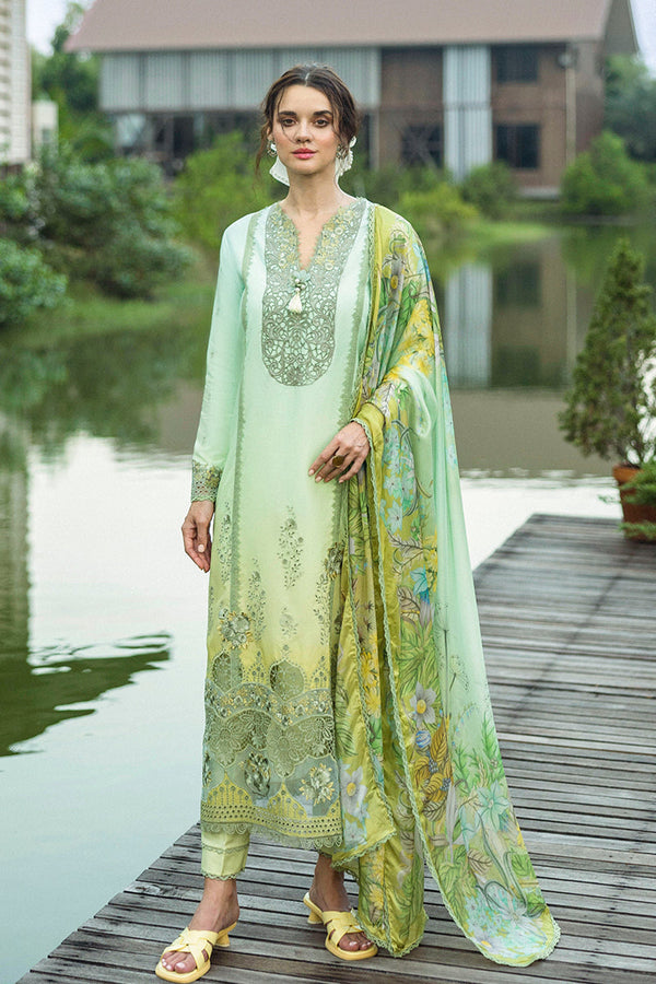 Mushq | Solace Ombre Chikankari | Unione - by - Libasekhas UK - Registered Vendor of : Mushq - 100% Original Designer Dresss
