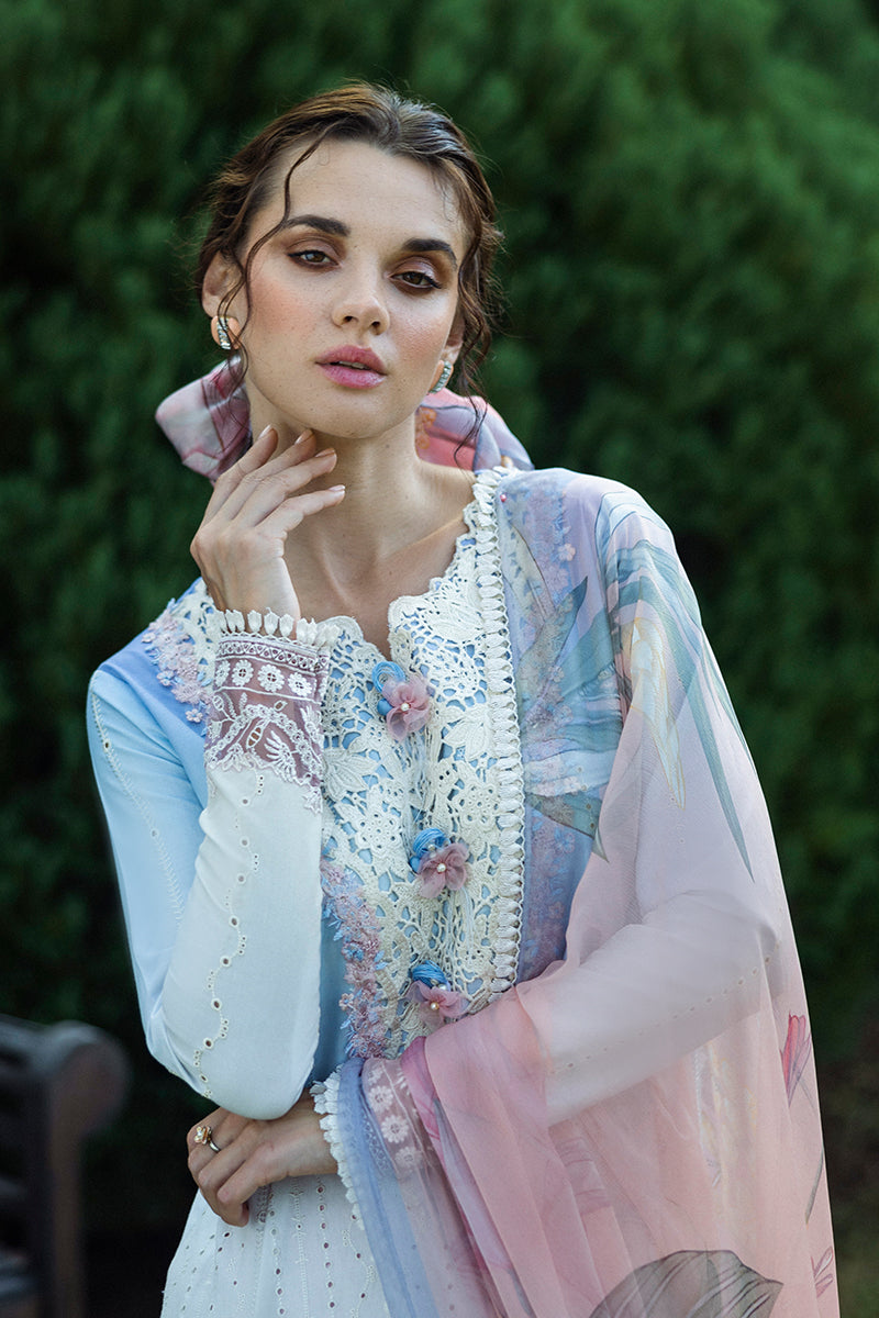 Mushq | Solace Ombre Chikankari | Purezza - by - Libasekhas UK - Registered Vendor of : Mushq - 100% Original Designer Dresss