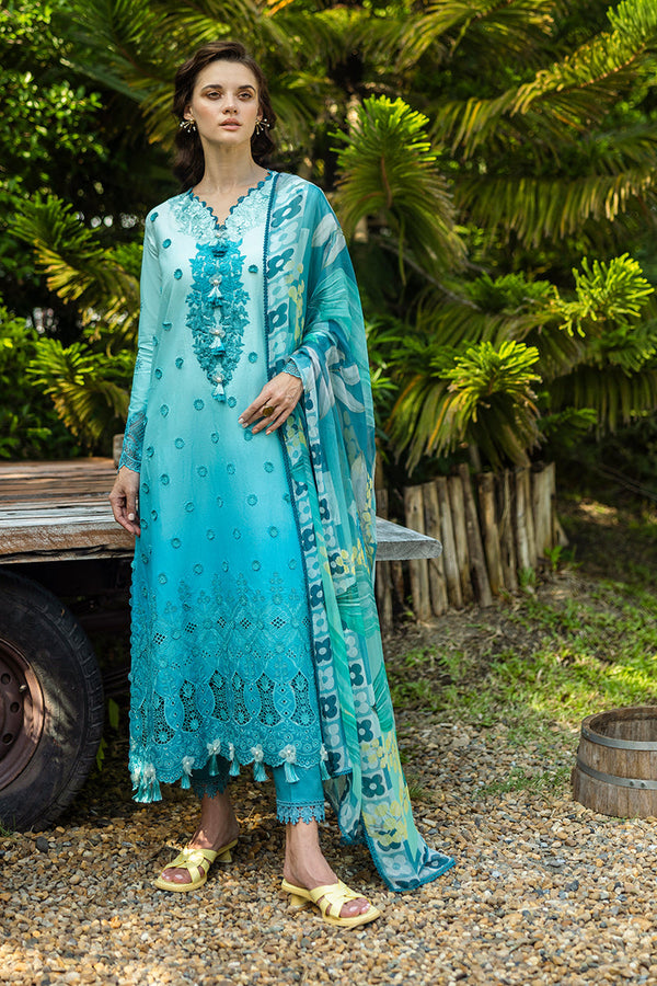 Mushq | Solace Ombre Chikankari | Amore - by - Libasekhas UK - Registered Vendor of : Mushq - 100% Original Designer Dresss