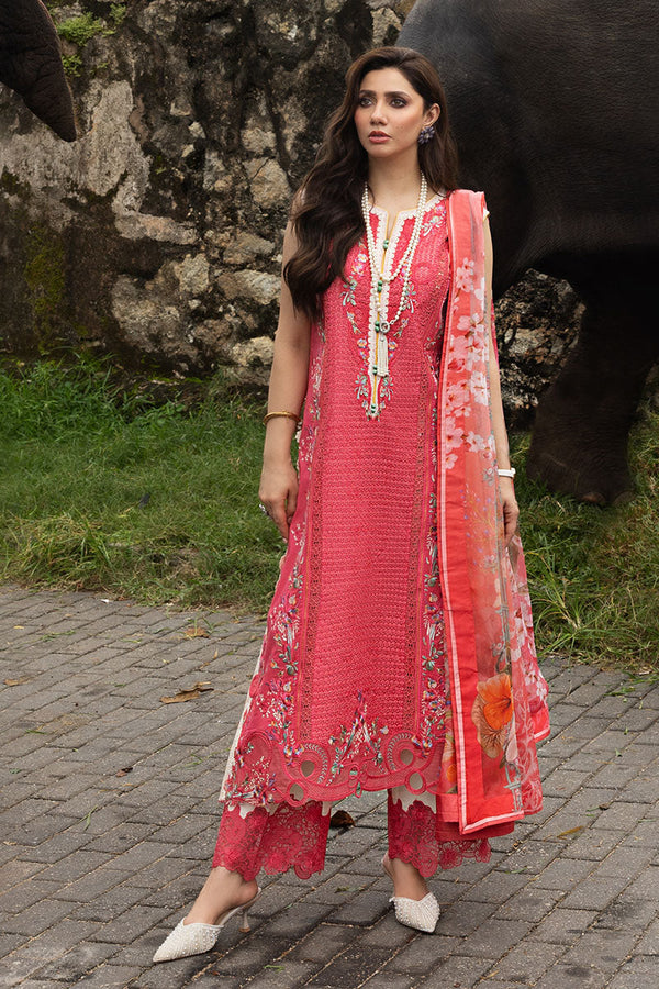 Mushq | Manaram Luxury Lawn 25 | Eternal Radiance - by - Libasekhas UK - Registered Vendor of : Mushq - 100% Original Designer Dresss