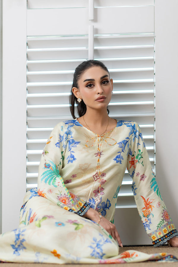 Mina Hassan | Signature Prints | Floral Sundress Kaftan - by Libasekhas UK - Registered Vendor of : Mina Hassan - 100% Original Designer Dress