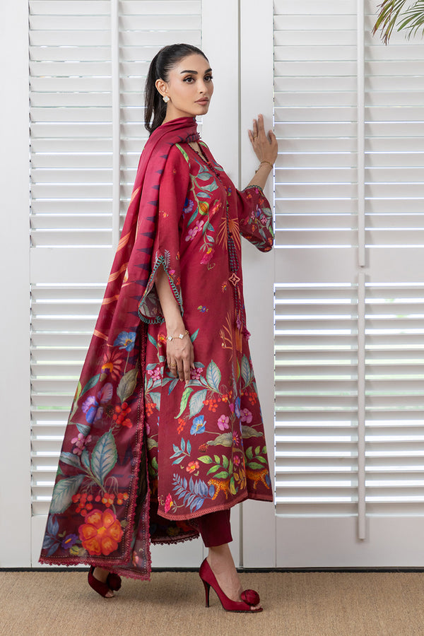 Mina Hassan | Signature Prints | Auric Magenta - by Libasekhas UK - Registered Vendor of : Mina Hassan - 100% Original Designer Dress