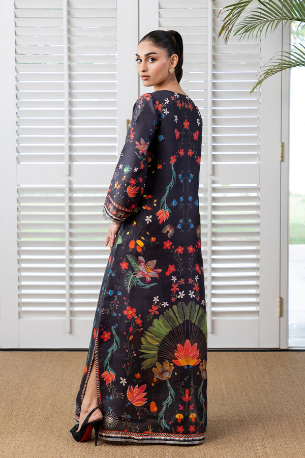 Mina Hassan | Signature Prints | Midnight Chic Kaftan - by Libasekhas UK - Registered Vendor of : Mina Hassan - 100% Original Designer Dress