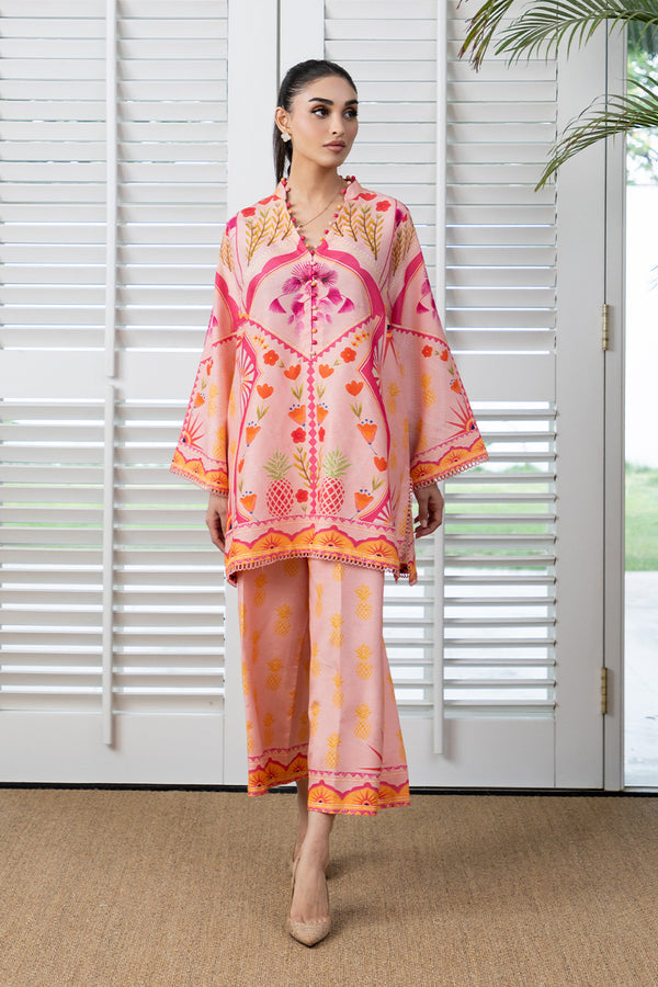 Mina Hassan | Signature Prints | Pink Aura - by Libasekhas UK - Registered Vendor of : Mina Hassan - 100% Original Designer Dress