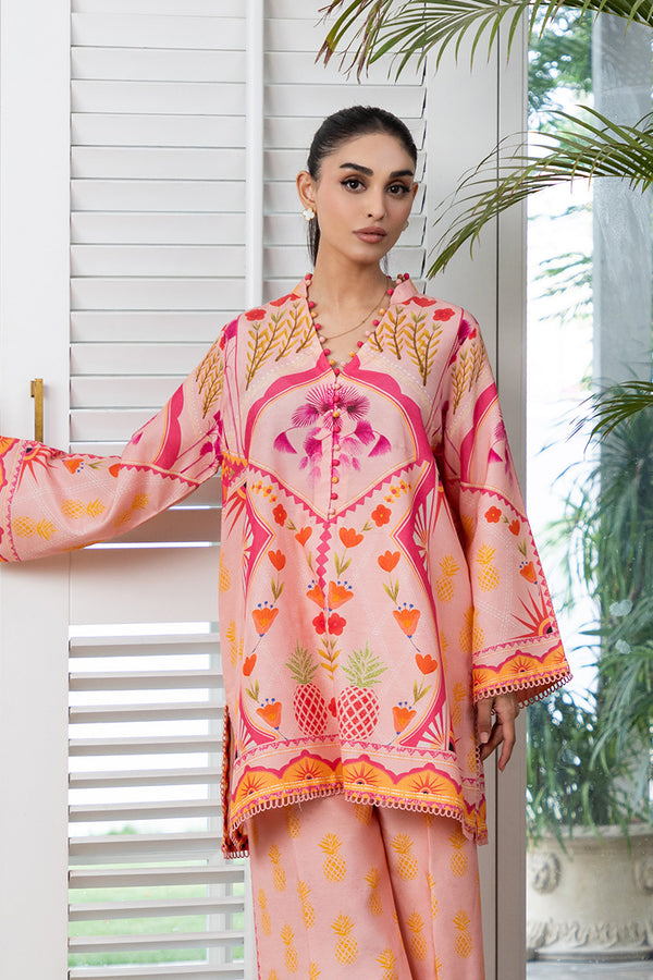 Mina Hassan | Signature Prints | Pink Aura - by Libasekhas UK - Registered Vendor of : Mina Hassan - 100% Original Designer Dress